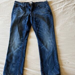 Madewell Women’s Dark Blue Straight Jeans